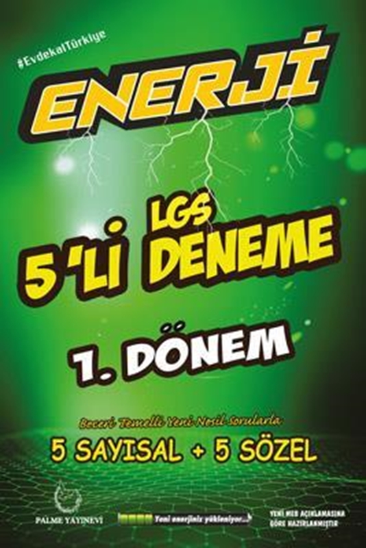 Enerji LGS 1. Dönem 5'li Deneme kapak görseli